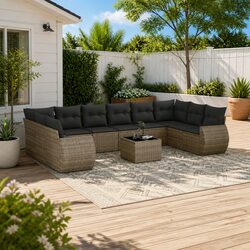 Comfort and Value: 11-Piece Outdoor Sectional Sofa Set