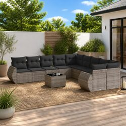 Comfortable 11 Piece Outdoor Sofa Set for Relaxation
