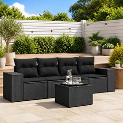 Comfortable and Practical 5-Piece Outdoor Sofa Set