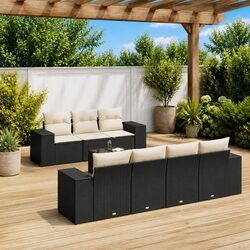 Reliable 8-Piece Sofa Set for Outdoor Comfort