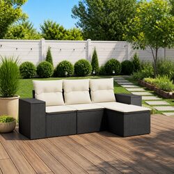 Warm and Inviting 4 Piece Outdoor Sofa Set
