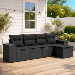 Reliable 5 Piece Outdoor Sectional Sofa Set with Cushions