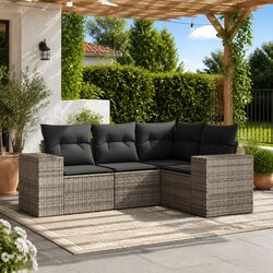 Comfortable and Durable 4-Piece Outdoor Sofa Set