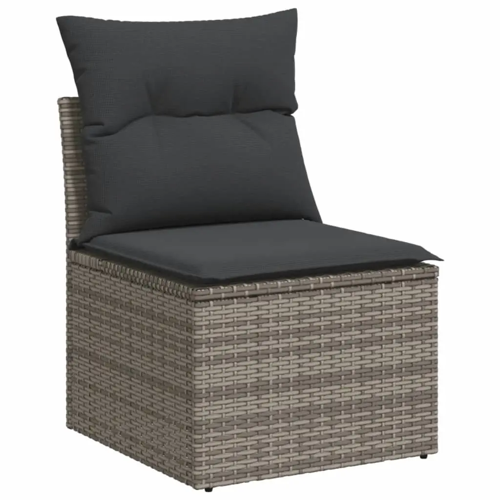 5 Piece Grey Garden Sofa Set