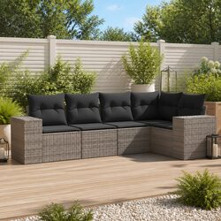 Comfortable and Practical 5-Piece Outdoor Sofa Set