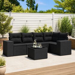 Warm Up Your Backyard with This 6 Piece Sofa Set
