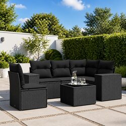 Comfortable and Versatile 6 Piece Garden Sofa Set