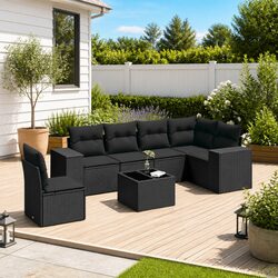 7-Piece Garden Sofa Set: Practical, Stylish, and Affordable