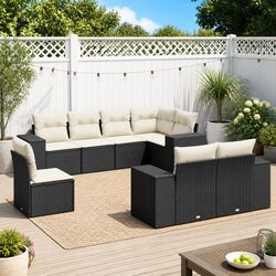 Value-Driven 8-Piece Garden Sofa Set with Cushions