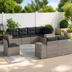 Comfort and Style: 8-Piece Garden Sofa Set