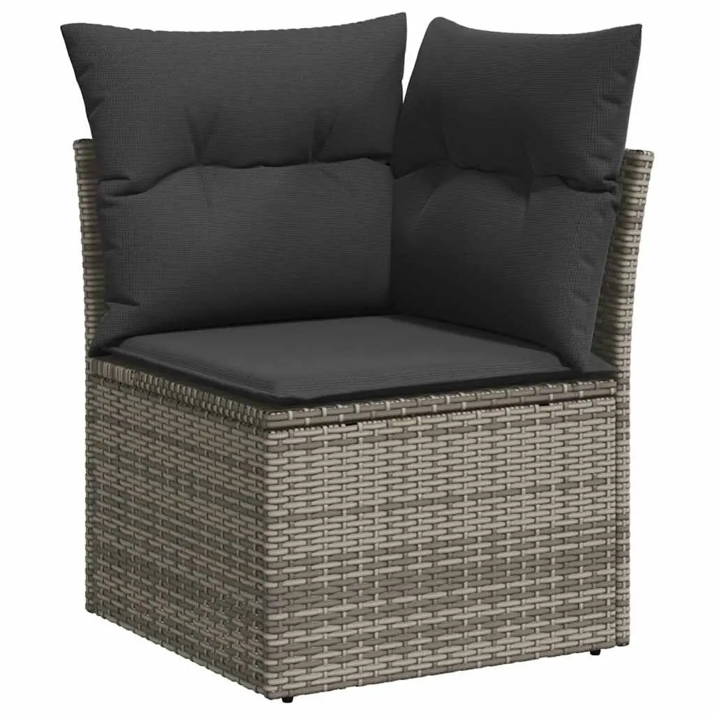 Garden Sofa Set 6 Piece Outdoor Furniture Patio Lounge Grey Cushioned Modular