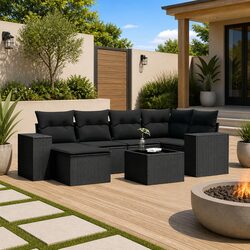 Value-Driven 7-Piece Garden Sofa Set for Outdoor Comfort