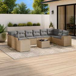 Comfortable 11-Piece Garden Sofa Set for Outdoor Enjoyment
