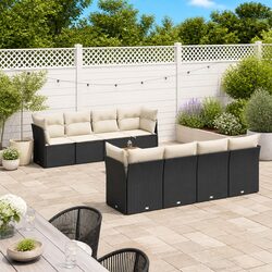 Comfortable and Value-Focused 9 Piece Garden Sofa Set