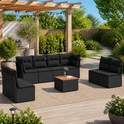 Comfortable 9 Piece Garden Sofa Set for Your Outdoor Space