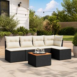 Warm and Durable 6-Piece Modular Garden Sofa Set