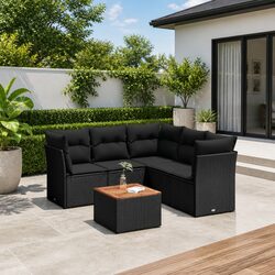 Quality 6 Piece Sofa Set for Outdoor Relaxation