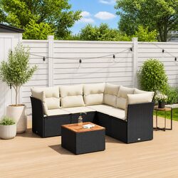 Reliable and Practical 6-Piece Garden Sofa Set