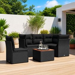 Quality and Comfort in This 6 Piece Garden Sofa Set