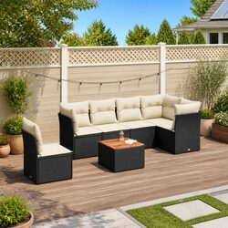 Comfortable and Reliable 7 Piece Outdoor Sofa Set