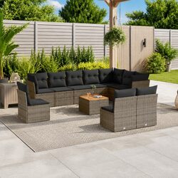 Comfortable 11-Piece Outdoor Sofa Set with Value