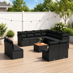 Reliable 12-Piece Garden Sofa Set for Outdoor Enjoyment