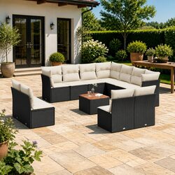 Comfort and Value: 12-Piece Garden Sofa Set