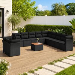 Quality and Comfort in a 12-Piece Garden Sofa Set