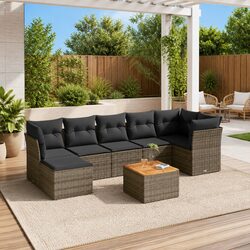 Value-Driven 8-Piece Garden Sofa Set with Comfort
