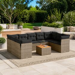 10-Piece Garden Sofa Set: Practical and Inviting Outdoor Solution