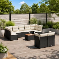 Comfortable and Practical 10 Piece Garden Sofa Set