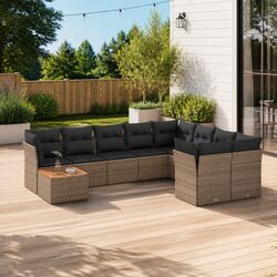 Comfortable and Value-Driven 10-Piece Garden Sofa Set