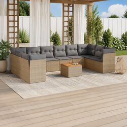 Comfortable 11 Piece Garden Sofa Set for Relaxing Outdoors