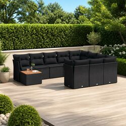 Comfortable 11 Piece Garden Sofa Set for Outdoor Relaxation