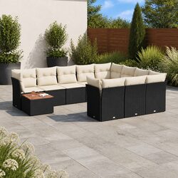 Reliable 11 Piece Outdoor Sofa Set with Cushions