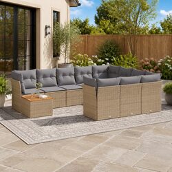 Reliable 11-Piece Outdoor Sofa Set for Comfort