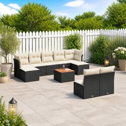 Warm and Reliable 10 Piece Outdoor Sofa Set for Your Home