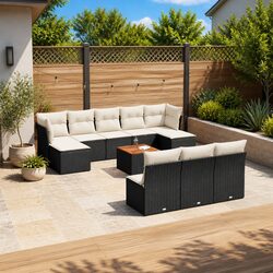 Comfort Meets Value in 11-Piece Outdoor Garden Sofa Set