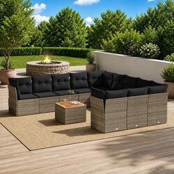 Comfortable and Practical 12-Piece Garden Sofa Set