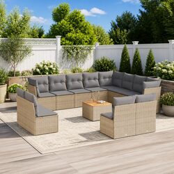 Comfortable and Valuable 13-Piece Outdoor Sofa Set