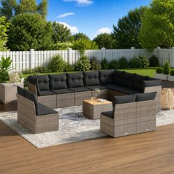 Comfortable and Practical 13 Piece Garden Sofa Set