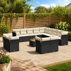 Comfortable and Durable 14-Piece Garden Sofa Set