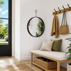 Dependable Modern Black Mirror for Any Room