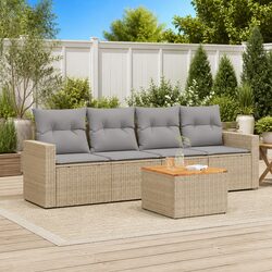 Comfortable and Stylish 5 Piece Garden Sofa Set