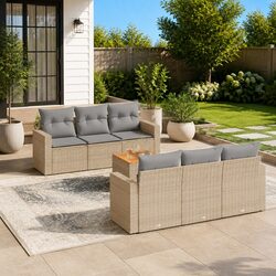 Comfort and Value in This 7-Piece Outdoor Sofa Set