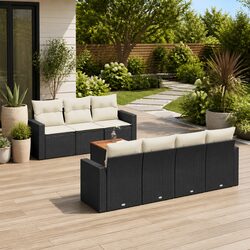 Comfortable and Practical 8-Piece Garden Sofa Set