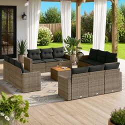 Comfortable and Valuable 13 Piece Garden Sofa Set