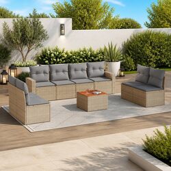 Comfortable and Affordable 9-Piece Garden Sofa Set