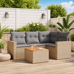 Comfortable and Practical 5 Piece Garden Sofa Set