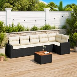 Comfortable and Practical 7 Piece Garden Sofa Set